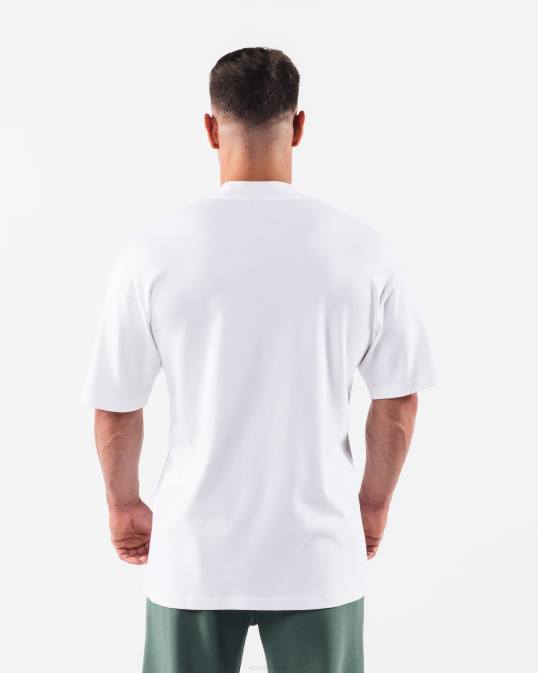 camiseta de la república hombres Alphalete 08R8489 ropa blanco