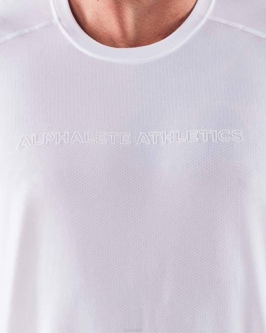 una camiseta airtech hombres Alphalete 08R8507 ropa blanco