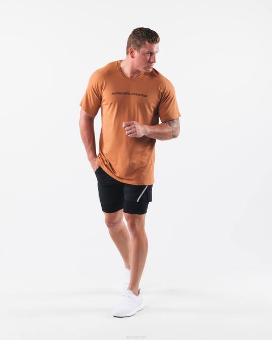 una camiseta airtech hombres Alphalete 08R8512 ropa aleación naranja