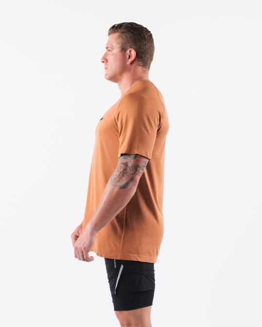 una camiseta airtech hombres Alphalete 08R8512 ropa aleación naranja