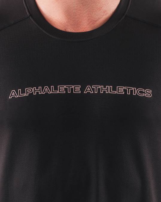 una camiseta airtech hombres Alphalete 08R8520 ropa marrón guijarro