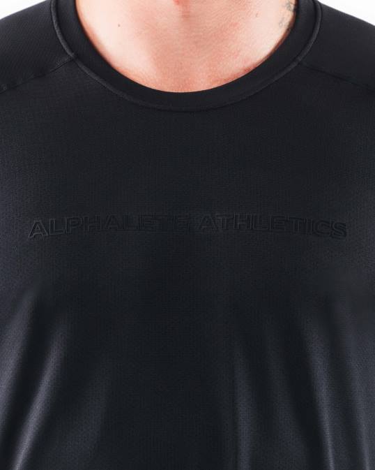 una camiseta airtech hombres Alphalete 08R8522 ropa negro