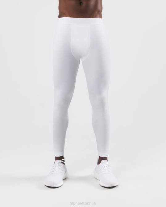 legging de compresión reforma hombres Alphalete 08R8746 ropa blanco