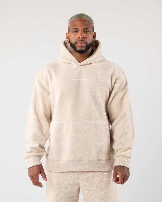 rey sudadera con capucha hombres Alphalete 08R8616 ropa marrón vainilla