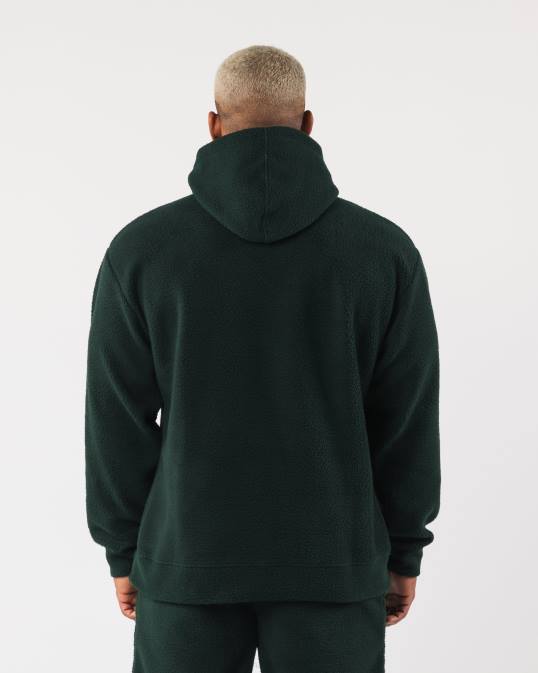 rey sudadera con capucha hombres Alphalete 08R8619 ropa verde perenne