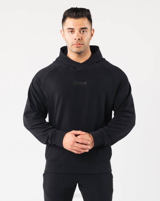 sudadera con capucha de identidad pro hombres Alphalete 08R8625 ropa negro