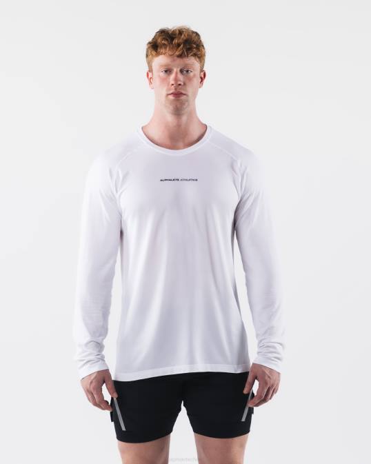 camiseta aa airtech ls hombres Alphalete 08R8509 ropa blanco