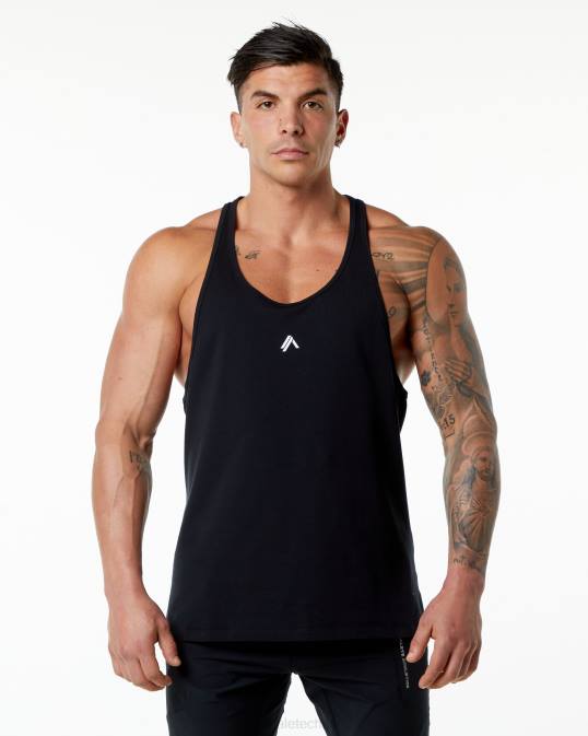 larguero del emblema hombres Alphalete 08R8607 ropa negro