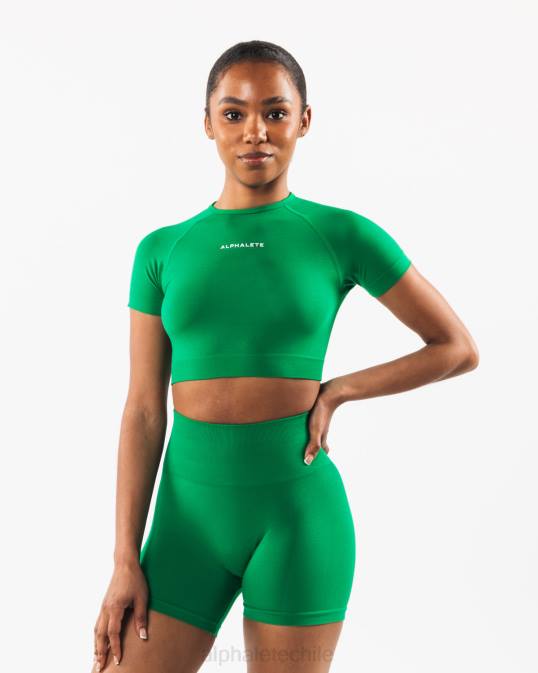 amplificar cultivo ss mujer Alphalete 08R8224 ropa verde esmeralda