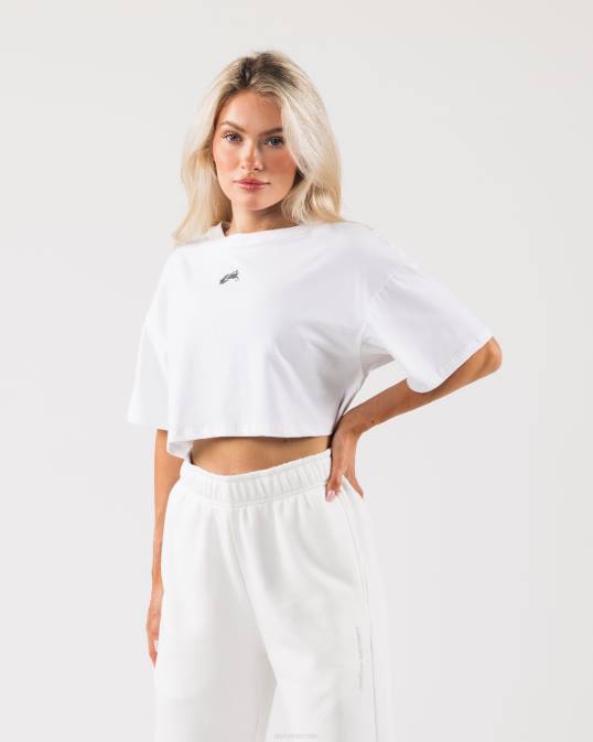 cultivo de origen mujer Alphalete 08R8186 ropa blanco/peltre