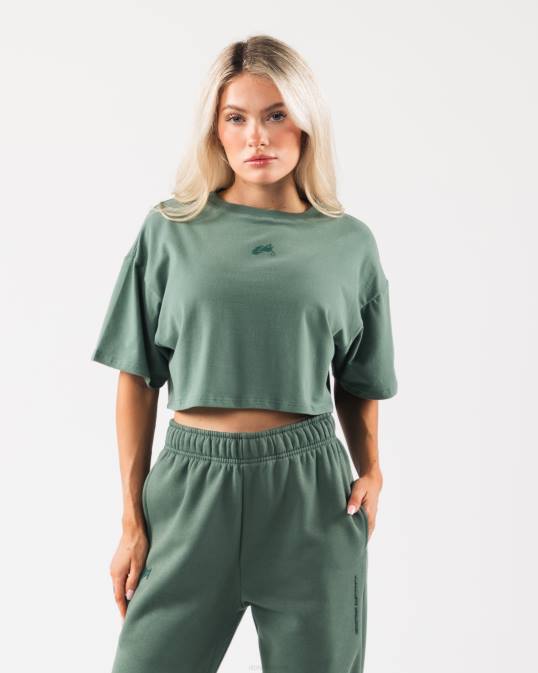 cultivo de origen mujer Alphalete 08R8190 ropa verde salvia