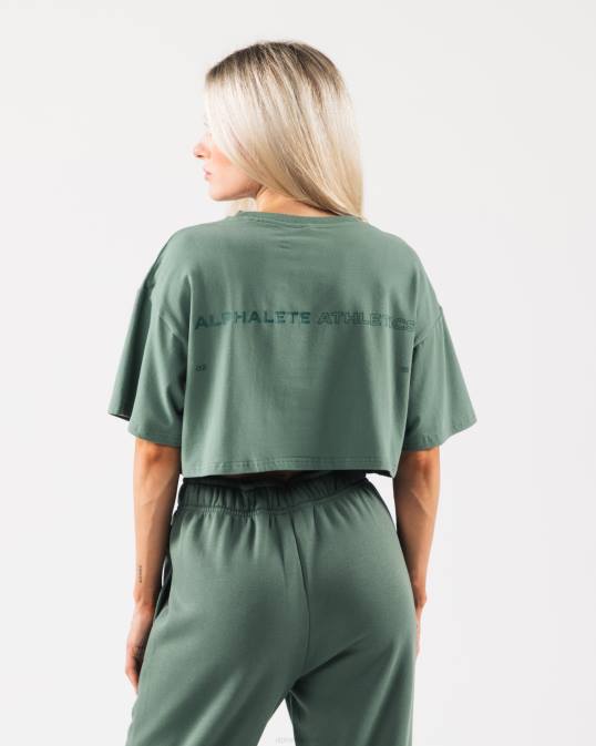 cultivo de origen mujer Alphalete 08R8190 ropa verde salvia