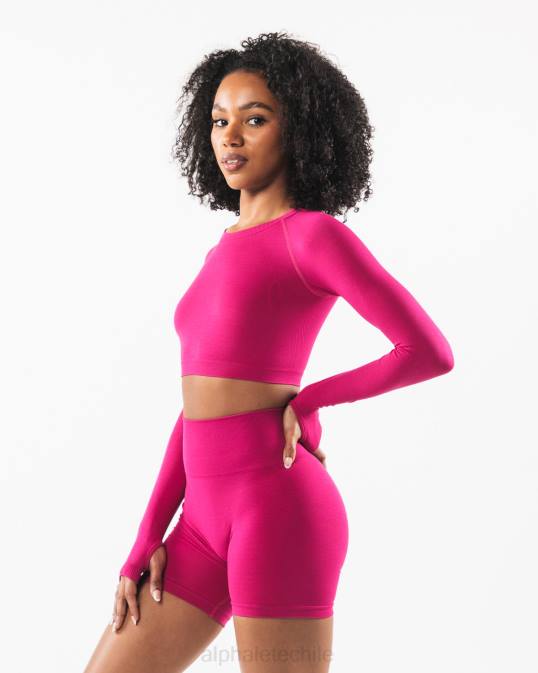 estrato ls cultivo mujer Alphalete 08R8249 ropa rosa magenta