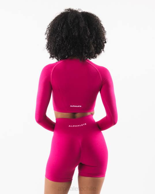 estrato ls cultivo mujer Alphalete 08R8249 ropa rosa magenta