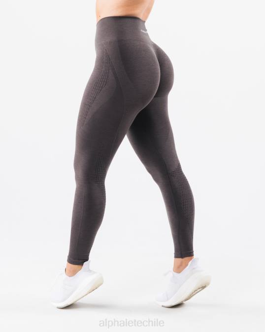 amplificar el contorno legging mujer Alphalete 08R8406 ropa gris peltre