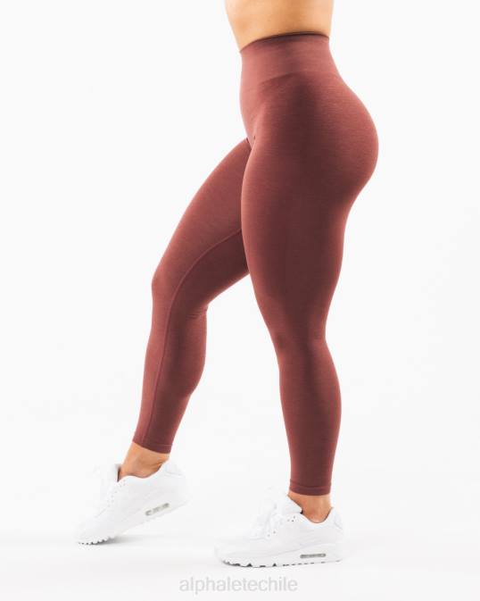 amplificar legging mujer Alphalete 08R8390 ropa rosa polvorienta roja