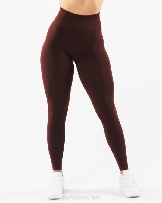 amplificar legging mujer Alphalete 08R8423 ropa sangría roja