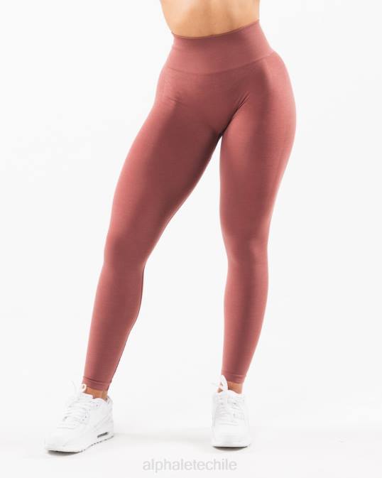 amplificar legging mujer Alphalete 08R8424 ropa Rosa roja