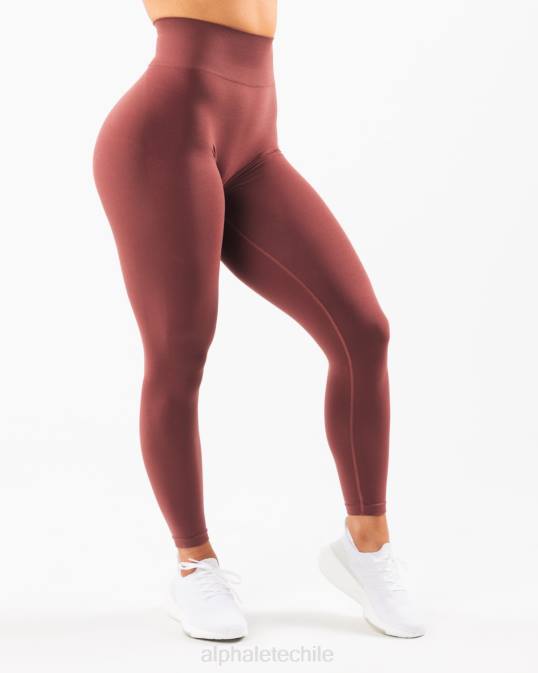 amplificar legging mujer Alphalete 08R8425 ropa otoño rojo