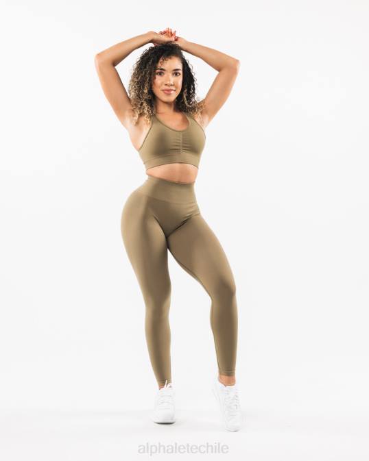 amplificar legging mujer Alphalete 08R8428 ropa sauce verde