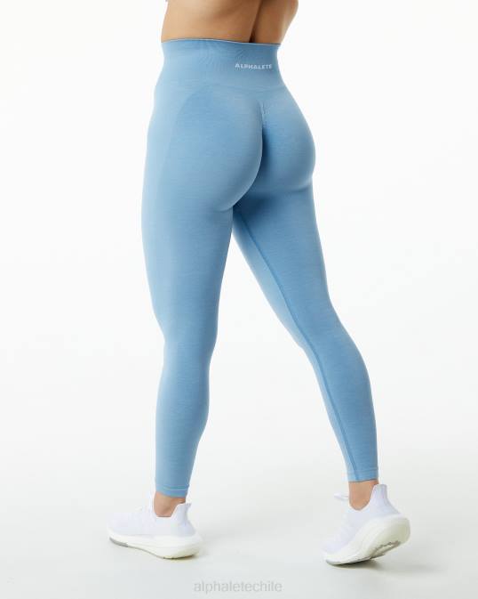 amplificar legging mujer Alphalete 08R8441 ropa azul denim lavado