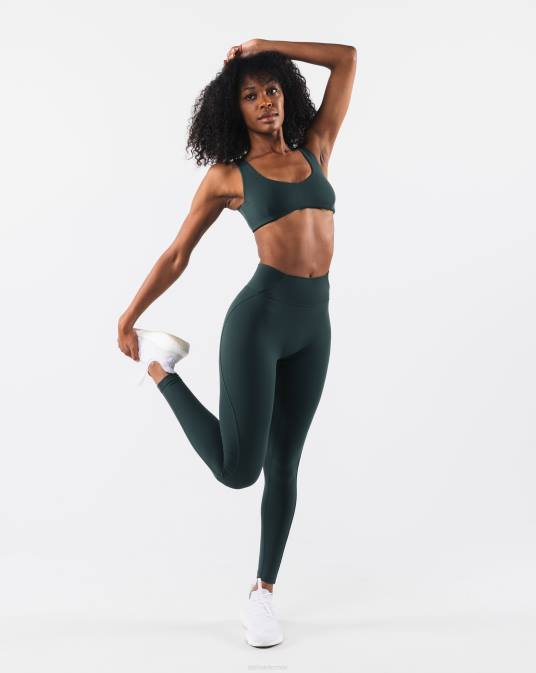 legging de aura mujer Alphalete 08R8378 ropa verde ciprés