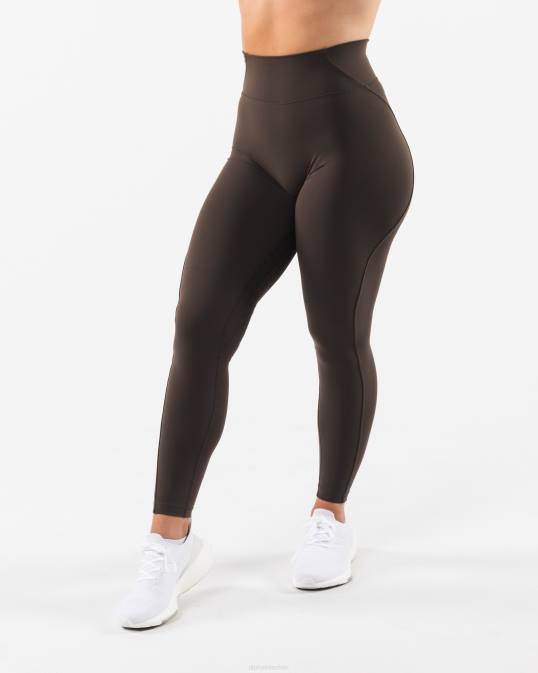 legging de aura mujer Alphalete 08R8399 ropa marrón cachemira