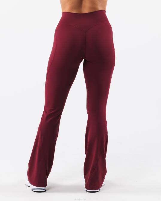 pantalones acampanados aura mujer Alphalete 08R8376 ropa grulla roja