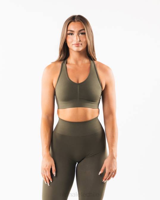 amplificar sujetador mujer Alphalete 08R8107 ropa roble verde