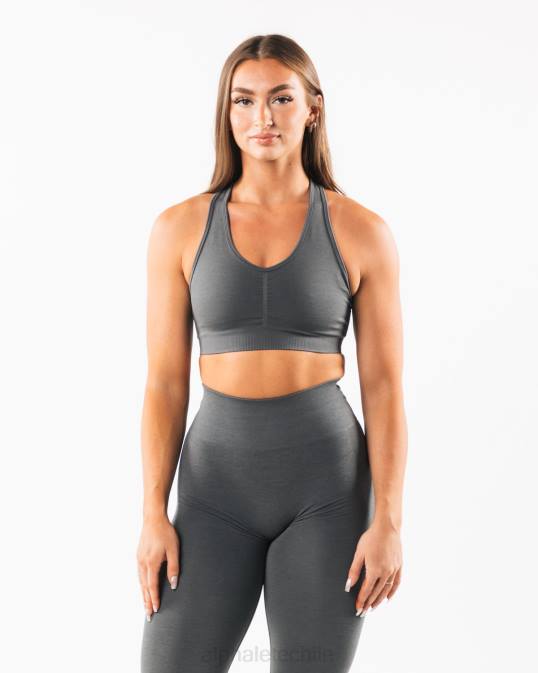 amplificar sujetador mujer Alphalete 08R8113 ropa humo gris