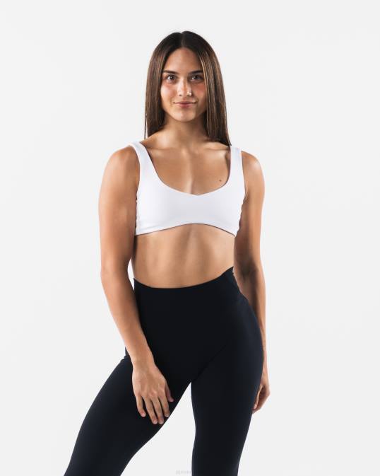 sujetador esculpido aura mujer Alphalete 08R843 ropa blanco