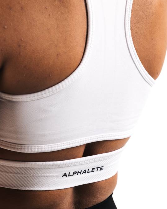 sujetador estrato mujer Alphalete 08R876 ropa blanco