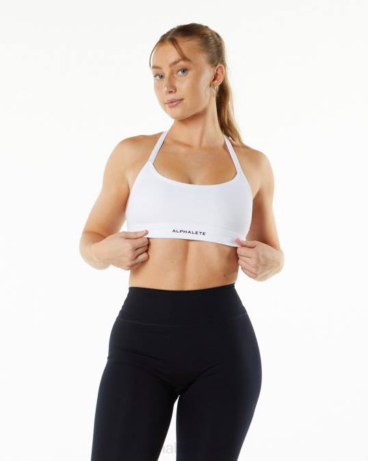 sujetador triple alphalux mujer Alphalete 08R8140 ropa blanco