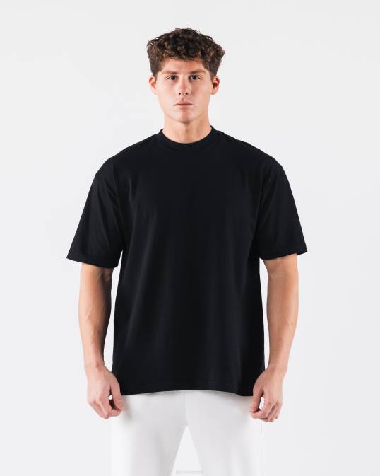 camiseta de desenfoque radial unisexo Alphalete 08R8196 ropa negro