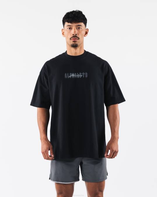 camiseta fantasma unisexo Alphalete 08R8180 ropa negro