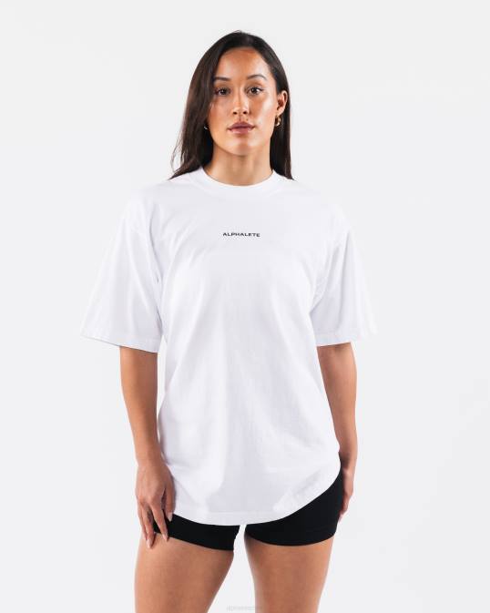 camiseta patrimonial unisexo Alphalete 08R8181 ropa blanco